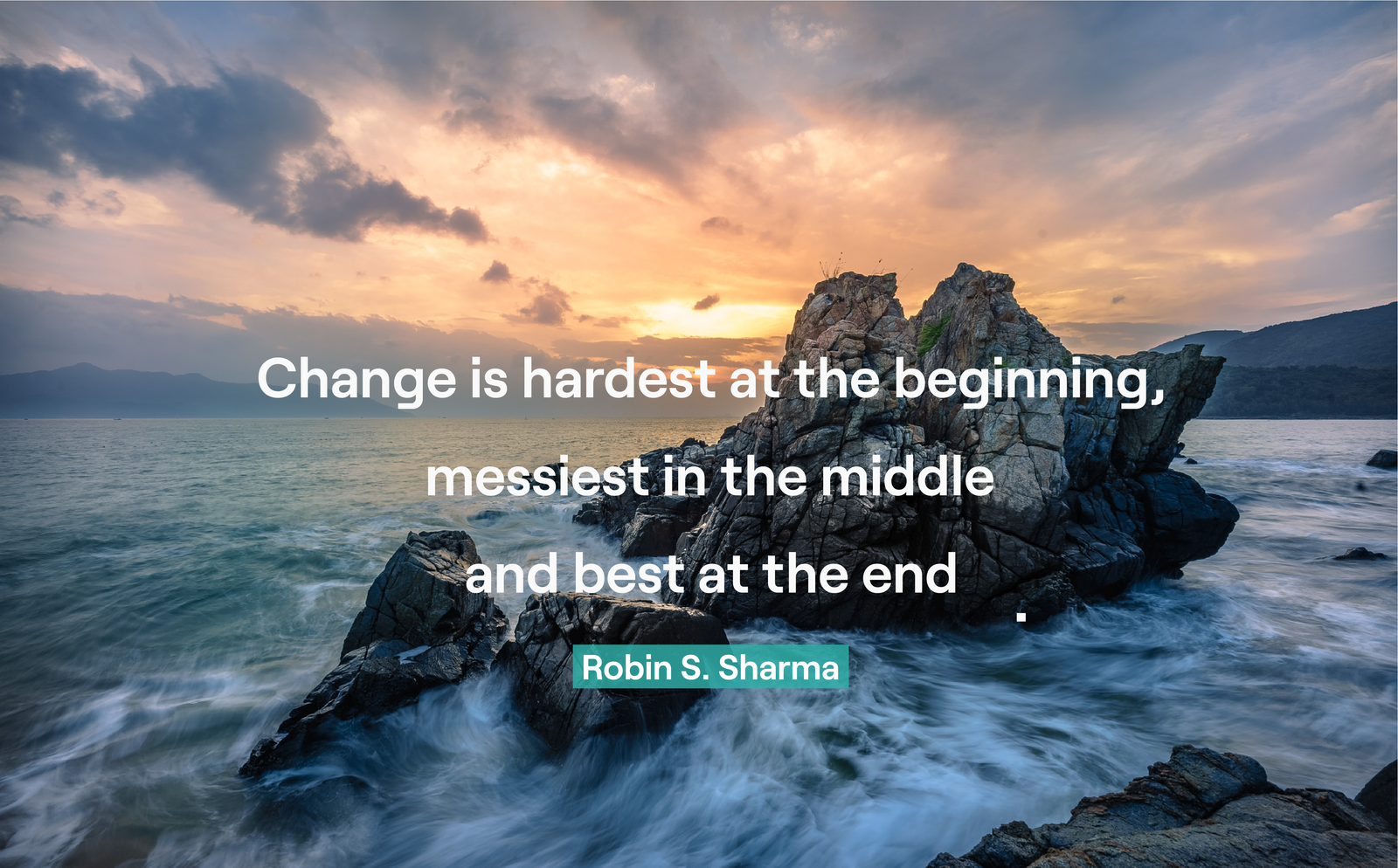 Change can be a little bit uncomfortable...
