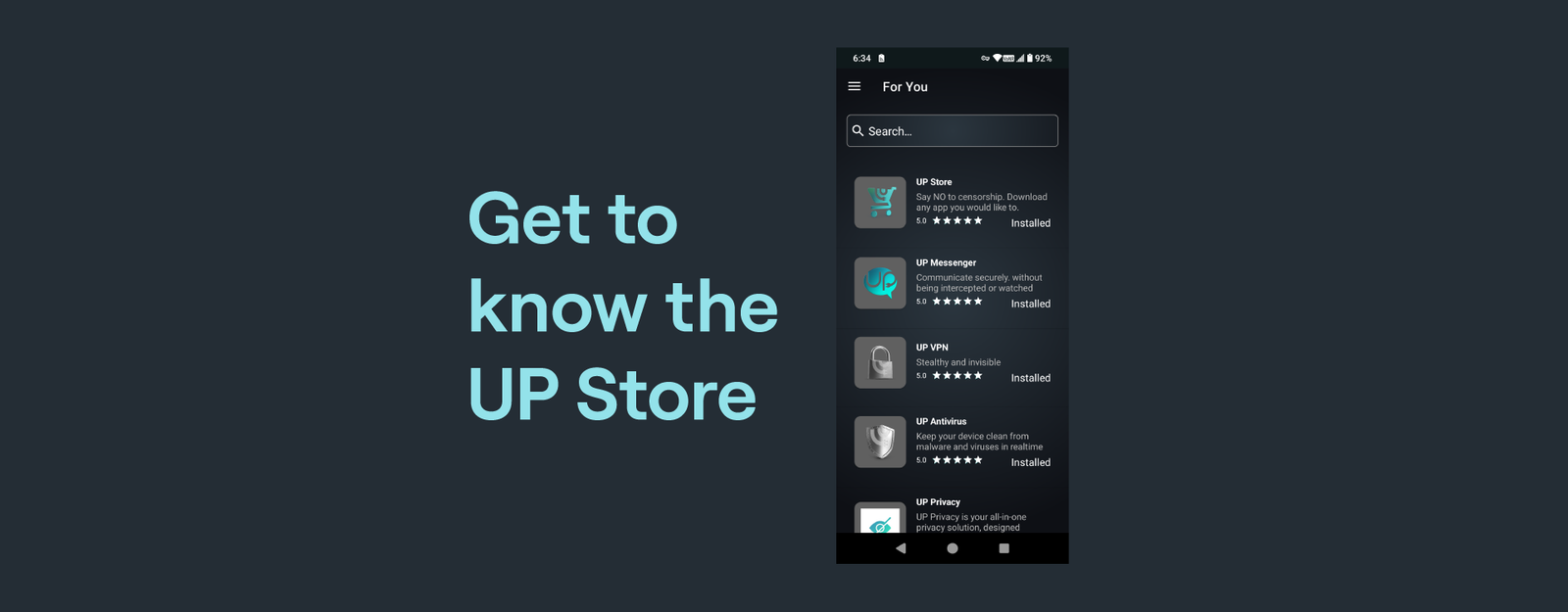 Get to Know the UP Store